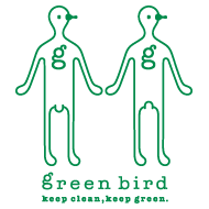 green bird